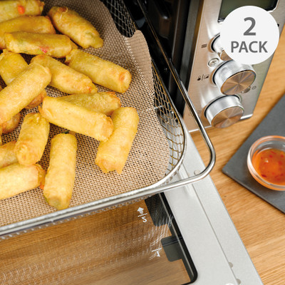 Nostik Reusable Rectangular Air Fryer Liner - 2 Pack