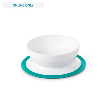 OXO TOT STICK & STAY SUCTION BOWL - TEAL