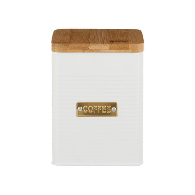 Typhoon Otto Square Coffee Canister - White