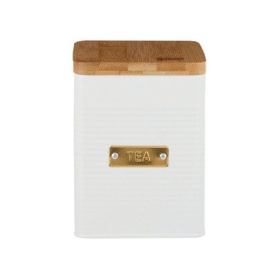 Typhoon Otto Square Tea Canister - White