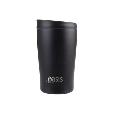 Oasis Stainless Steel Insulated Travel Cup 380ml - Black