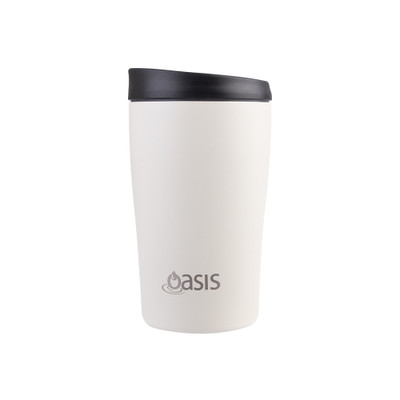 Oasis Stainless Steel Insulated Travel Cup 380ml - Alabaster