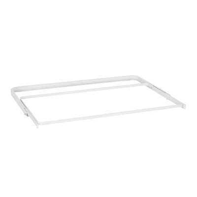 elfa 30 Gliding Drawer Frame W605mm x H25mm - White