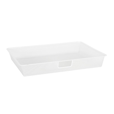 elfa 40 Mesh Drawer for Gliding Frame W580mm x H85mm - White