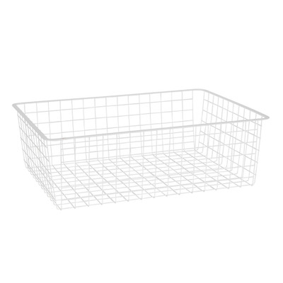 elfa 40 Wire Drawer for Gliding Frame W580mm x H185mm - White