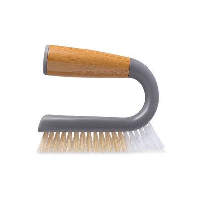 Full Circle Grunge Buster Grout & Tile Scrubbing Brush - Grey