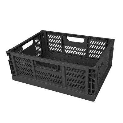 Collapsible & Stackable Storage Basket Large - 1 Pack