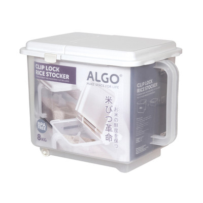 Algo 8kg Rice Storage Container with Hinged Lid