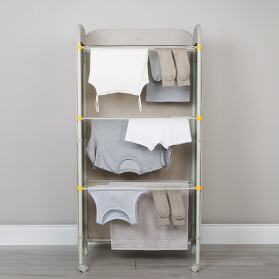 Joseph Joseph Eclipse 3 Tier Clothes Airer with Screen Ecru Howards