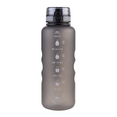 Oasis Tritan Motivational Sports Bottle 1.5L - Graphite