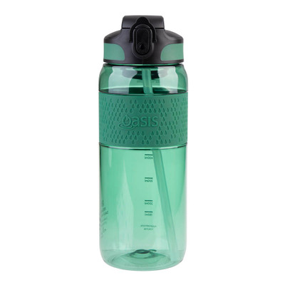 Oasis Tritan Sipper Sports Bottle 800ml - Forest Green