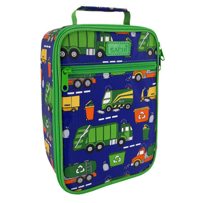 Sachi Style 225 Insulated Junior Lunch Bag - Trucks
