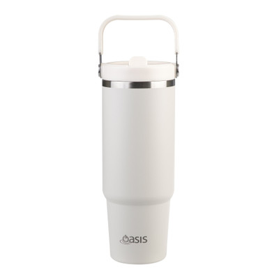 Oasis Voyager Insulated Stainless Steel Tumbler 900ml - Alabaster