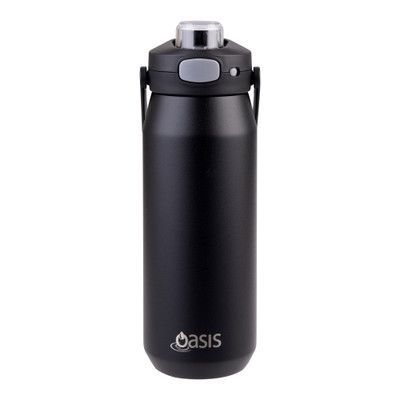 Oasis Capri Insulated Stainless Steel Drink Bottle 750ml - Black