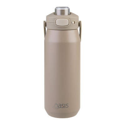 Oasis Capri Insulated Stainless Steel Drink Bottle 750ml - Latte