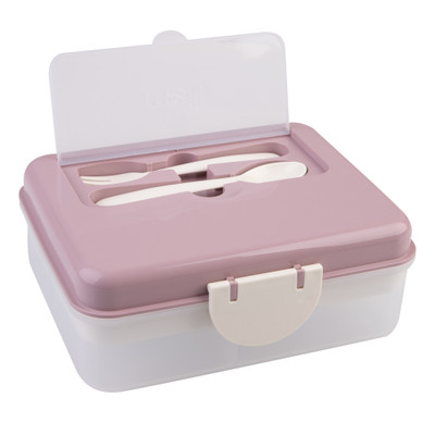 Melii Luxe 2-Tier Bento Box - Pink