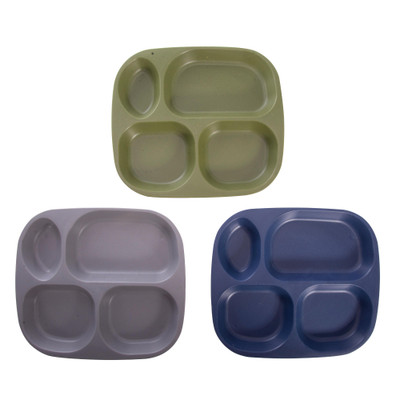 Maverick Wheat Straw Divided Plate