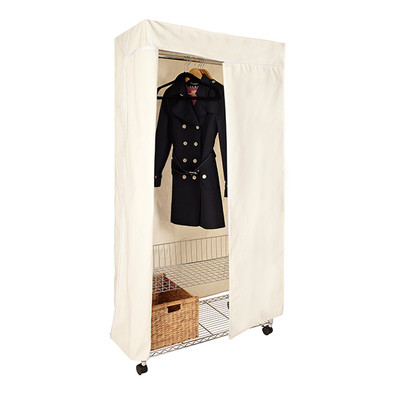 easy-build Wardrobe Kit With Canvas Cover