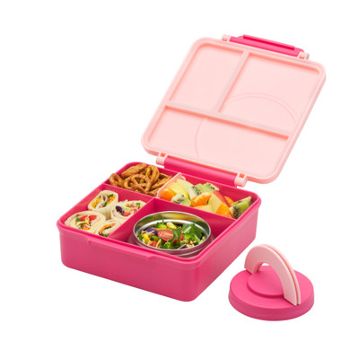 Avanti YumYum Bento Lunch Box with Insulated Food Jar - Pink