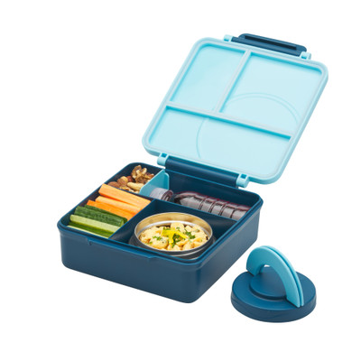 Avanti YumYum Bento Lunch Box with Insulated Food Jar - Blue