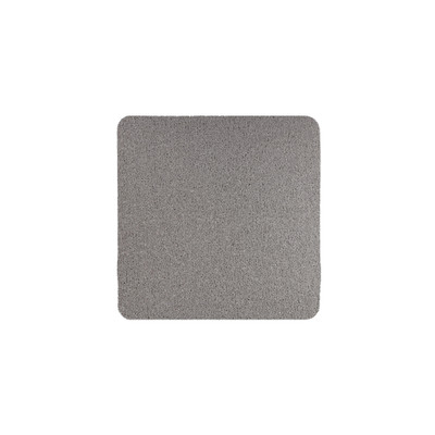 White Magic Non-Slip Shower Mat Square - Platinum