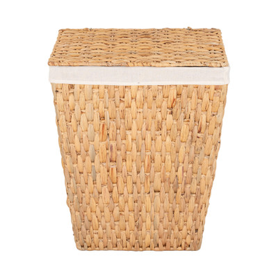 Howards Water Hyacinth Braided Weave Laundry Hamper
