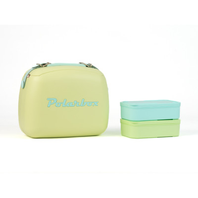 Polarbox Pop Cooler Bag 6L with 2 Containers - Lime