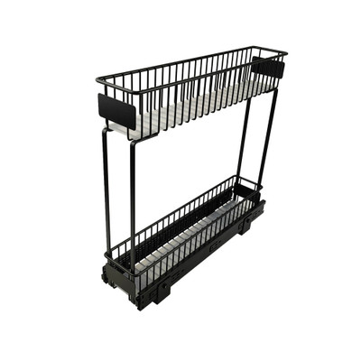 Williamsware 2 Tier Gliding Baskets 10/10cm - Black