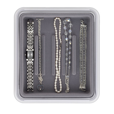 Jewellery Stax Bracelet Organiser Tray - Grey