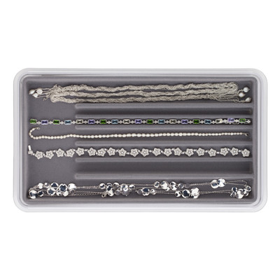 Jewellery Stax Necklace Organiser Tray - Grey