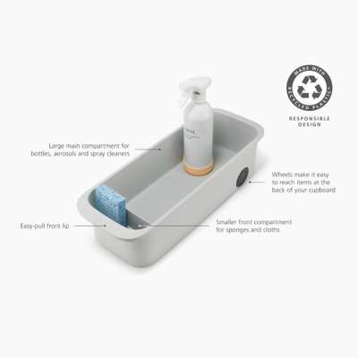 Joseph Joseph CupboardStore Easy-Access Storage Caddy - Stone | Howards ...