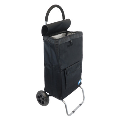 White Magic Handy Trolley with Insulated Cooler Bag - Black