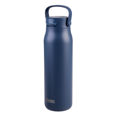 Oasis Sorrento Insulated Stainless Steel Drink Bottle 900ml - Indigo