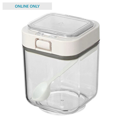 Felli Flip-Up Lid Spice Jar with Spoon - 450ml