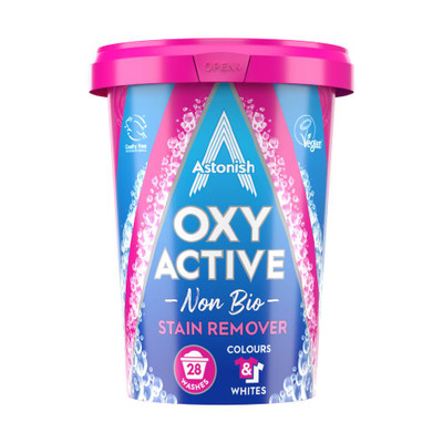 Astonish Oxy Active Non Bio Stain Remover Powder 625g