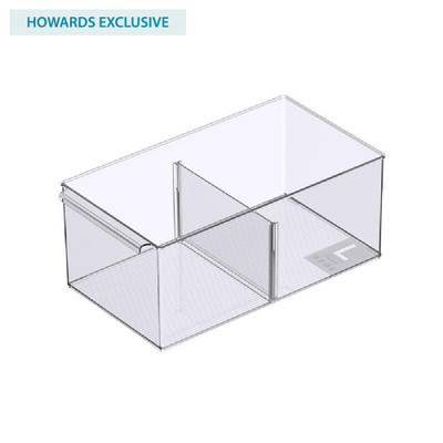 Howards Eco Long Storage Tub with Divider - Large