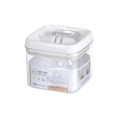 Felli Flip-Tite Food Storage Container Square 1.4L with Scoop