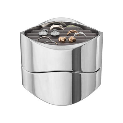 Umbra Wavy Stackable Jewellery Organiser - Chrome