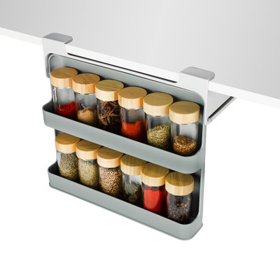 Joseph Joseph CupboardStore Large Under-Shelf Spice Rack - Stone