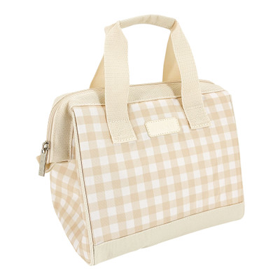 Sachi Style 34 Insulated Lunch Bag - Beige Gingham