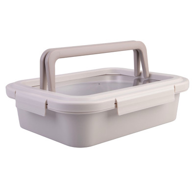 Alfresco Lane Chill & Carry Grazing Box with Handles - Mushroom Grey