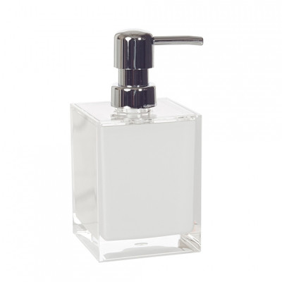 White Cube Small Soap Dispenser