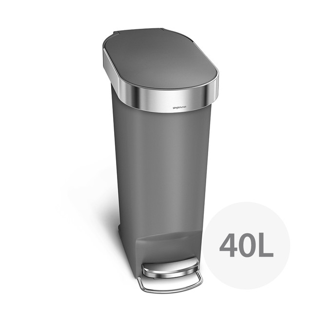 Wesco Dual Pull Out 40L Rubbish Bin Grey Howards Storage World