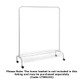 Regular Garment Rack - White | Howards Storage World