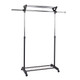 Howards Extendable Garment Rack With Top Shelf | Howards Storage World