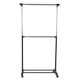 Howards Adjustable 2-Rod Garment Rack - Chrome | Howards Storage World