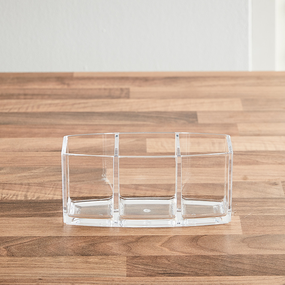 Acrylic Cosmetic Organiser 3 Compartments Howards Storage World