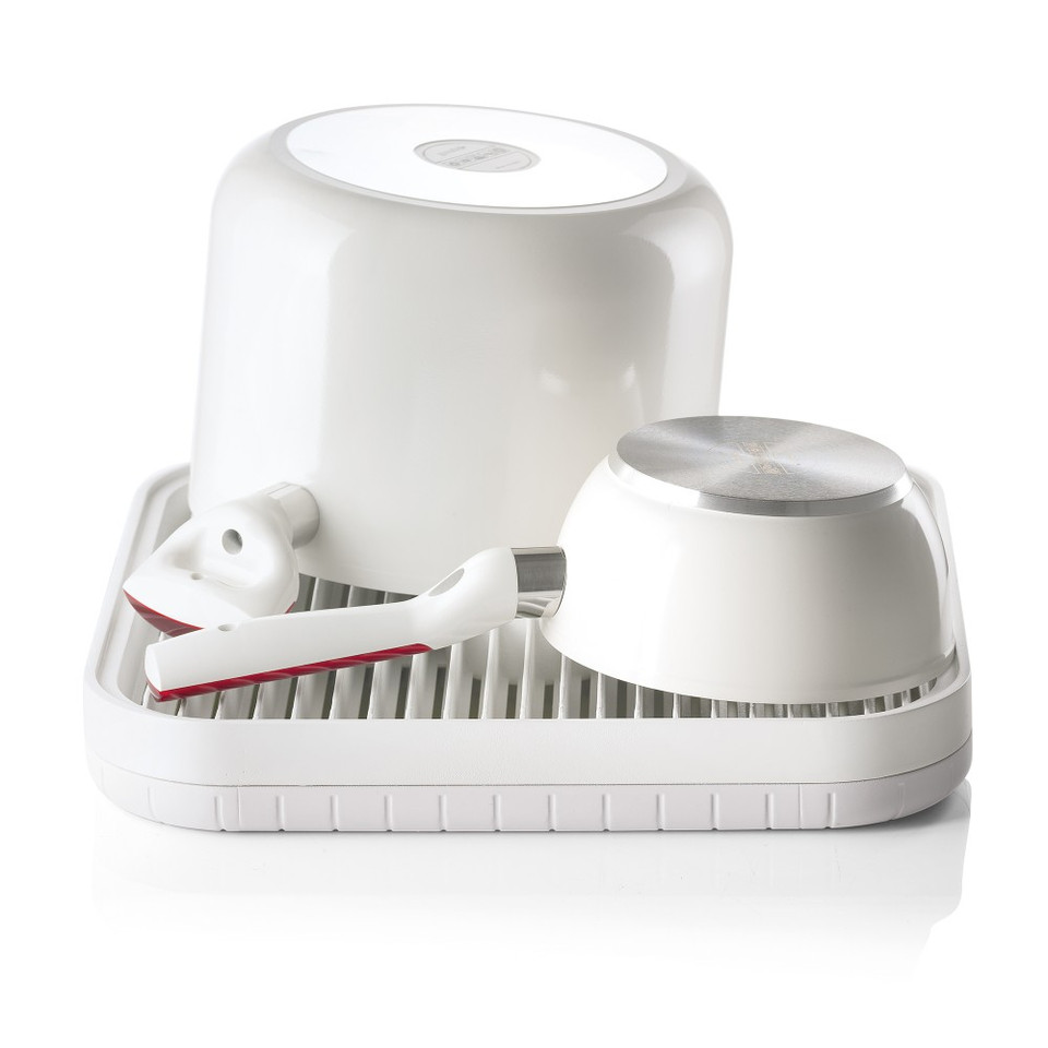 Guzzini Flat Dish Drainer White Howards Storage World