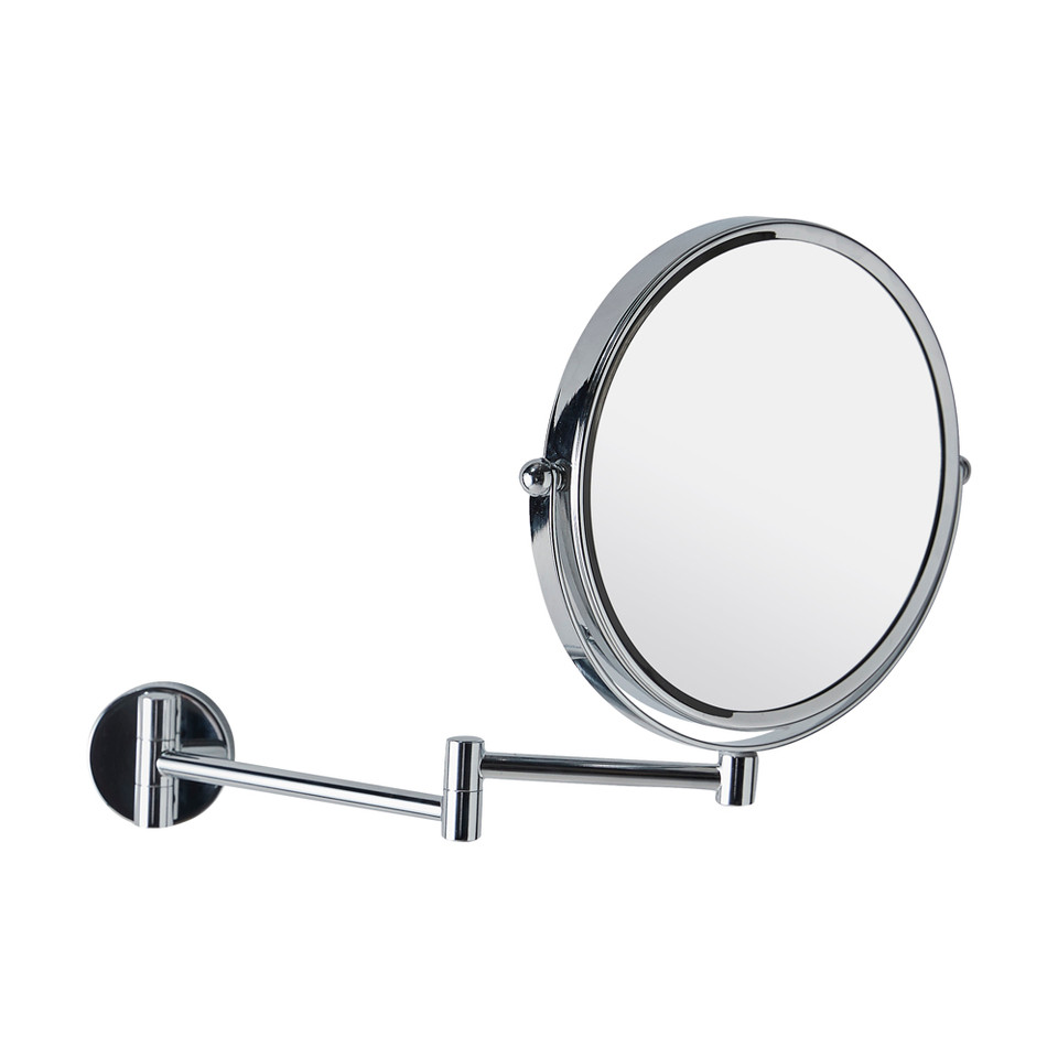 Howards Extendable Wall Mounted Magnifying Makeup Mirror Howards