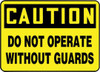 A81MEQC720VS Area Protection Safety Signs Accuform Signs MEQC720VS